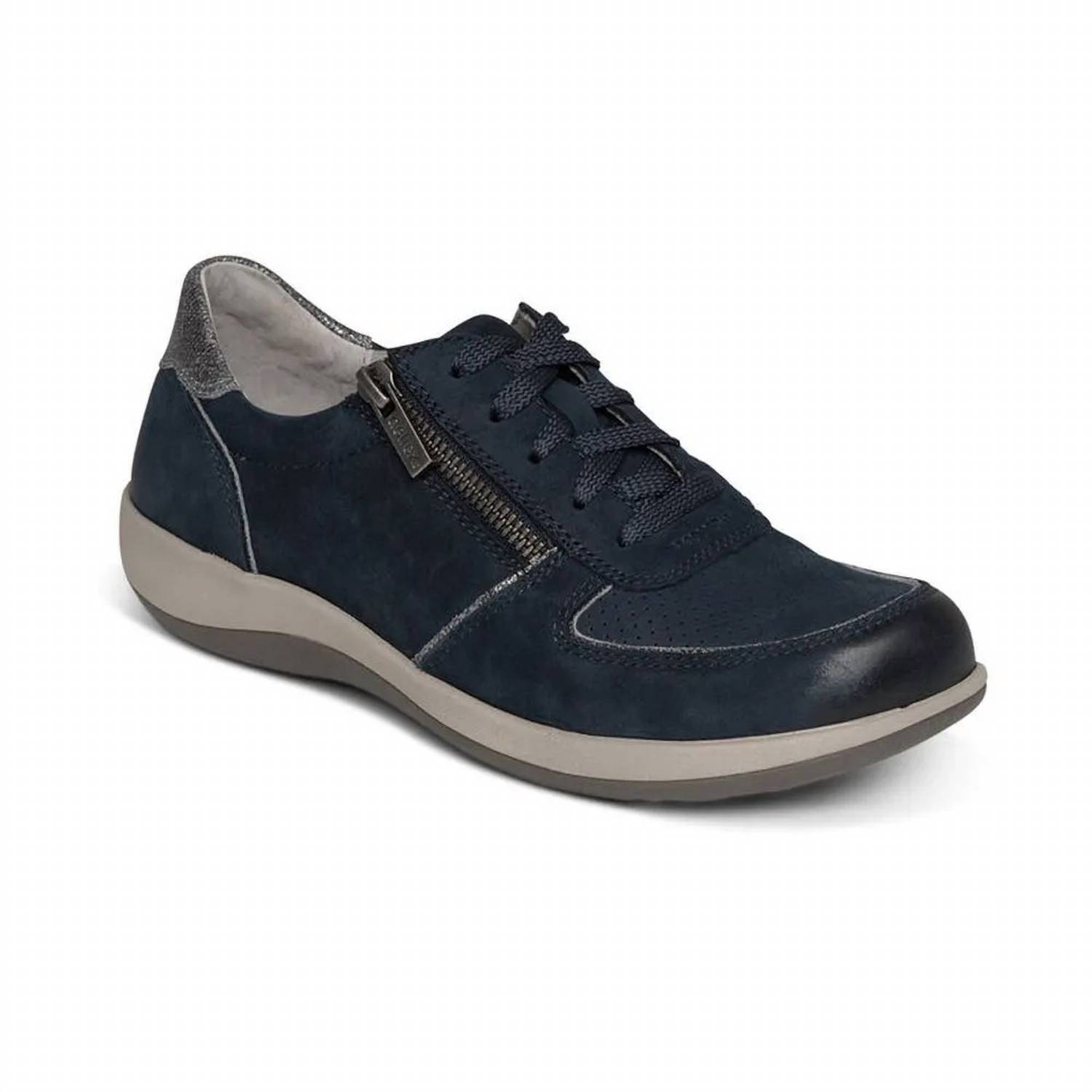 New Aetrex Women Roxy Sneakers In Navy